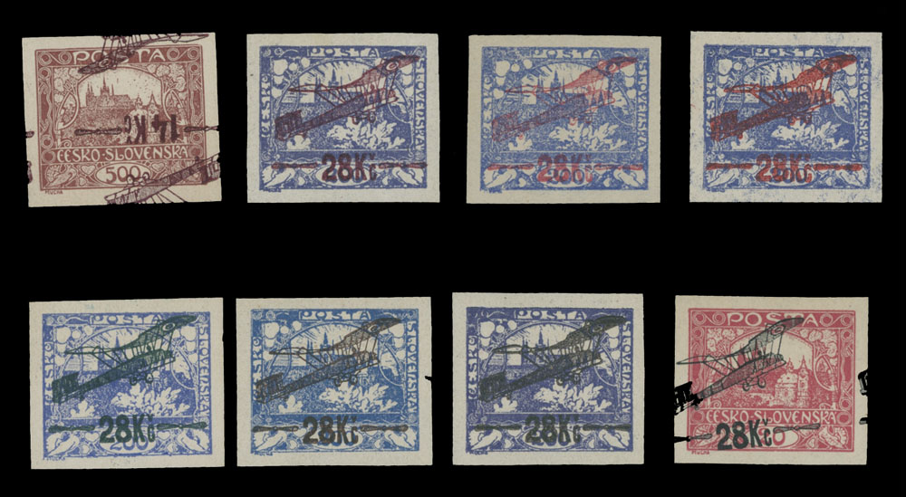 Lot 62 - 1. Worldwide Air Post Stamps and Postal History Czechoslovakia - Raritan Stamps Inc. Auction #96 Worldwide Air Post Stamps and Postal History, Philatelic Rarities of the World Lot 62 - 1. Worldwide Air Post Stamps and Postal History Czechoslovakia - Raritan Stamps Inc. Auction #96 Worldwide Air Post Stamps and Postal History, Philatelic Rarities of the World