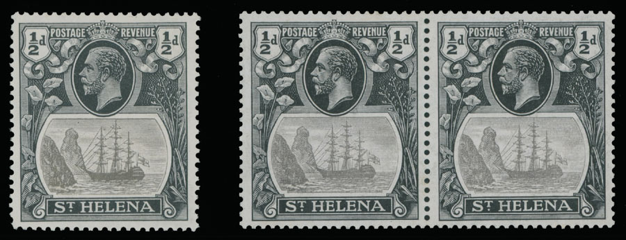 Lot 636 - 7. British Commonwealth (C-Z) Saint Helena - Plate Varieties - Raritan Stamps Inc. Auction #96 Worldwide Air Post Stamps and Postal History, Philatelic Rarities of the World Lot 636 - 7. British Commonwealth (C-Z) Saint Helena - Plate Varieties - Raritan Stamps Inc. Auction #96 Worldwide Air Post Stamps and Postal History, Philatelic Rarities of the World
