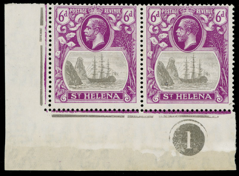 Lot 640 - 7. British Commonwealth (C-Z) Saint Helena - Plate Varieties - Raritan Stamps Inc. Auction #96 Worldwide Air Post Stamps and Postal History, Philatelic Rarities of the World Lot 640 - 7. British Commonwealth (C-Z) Saint Helena - Plate Varieties - Raritan Stamps Inc. Auction #96 Worldwide Air Post Stamps and Postal History, Philatelic Rarities of the World