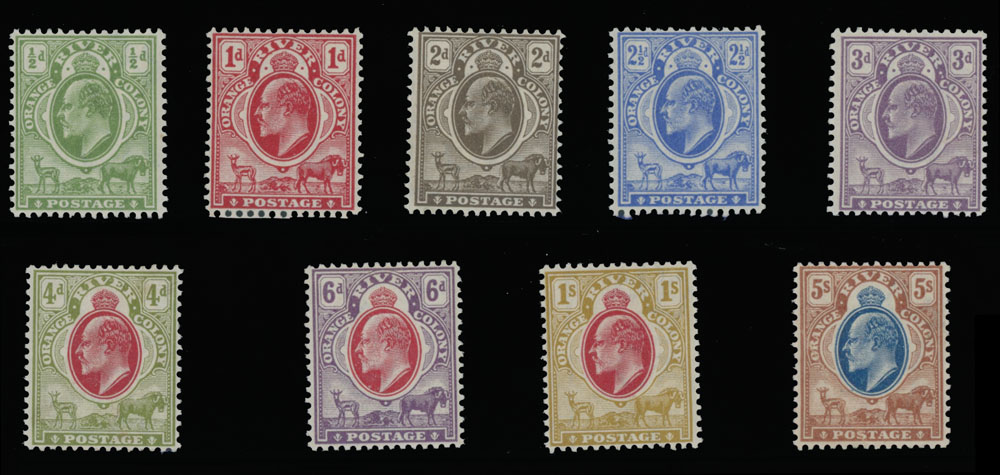 Lot 654 - 7. British Commonwealth (C-Z) South Africa - Orange River Colony -  Raritan Stamps Inc. Auction #96 Worldwide Air Post Stamps and Postal History, Philatelic Rarities of the World