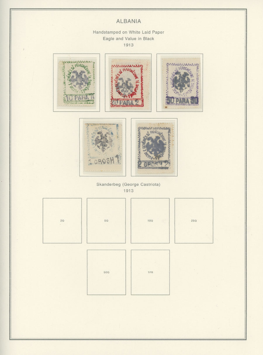 Lot 675 - Albania - Raritan Stamps Inc. Auction #96 Worldwide Air Post Stamps and Postal History, Philatelic Rarities of the World Lot 675 - Albania - Raritan Stamps Inc. Auction #96 Worldwide Air Post Stamps and Postal History, Philatelic Rarities of the World