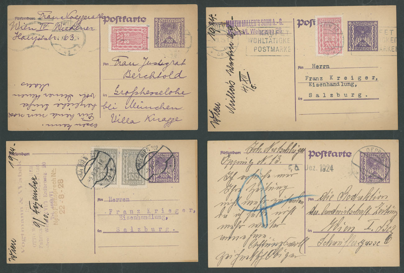 Lot 686 - Austria - Raritan Stamps Inc. Auction #96 Worldwide Air Post Stamps and Postal History, Philatelic Rarities of the World Lot 686 - Austria - Raritan Stamps Inc. Auction #96 Worldwide Air Post Stamps and Postal History, Philatelic Rarities of the World