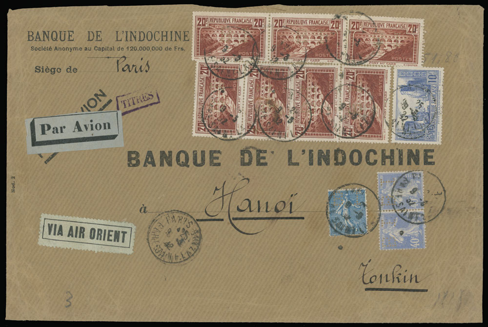 Lot 756 - France  -  Raritan Stamps Inc. Auction #96 Worldwide Air Post Stamps and Postal History, Philatelic Rarities of the World
