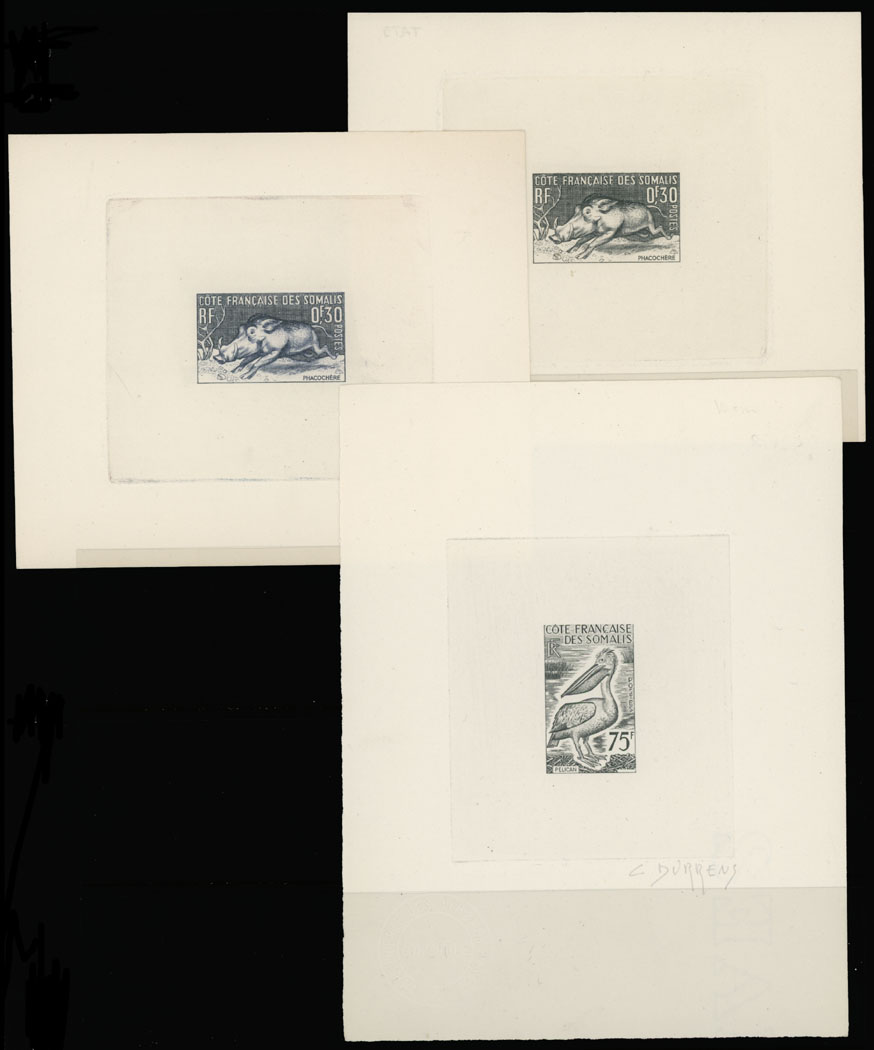 Lot 763 - french colonies somali coast - Raritan Stamps Inc. Auction #96 Worldwide Air Post Stamps and Postal History, Philatelic Rarities of the World Lot 763 - french colonies somali coast - Raritan Stamps Inc. Auction #96 Worldwide Air Post Stamps and Postal History, Philatelic Rarities of the World