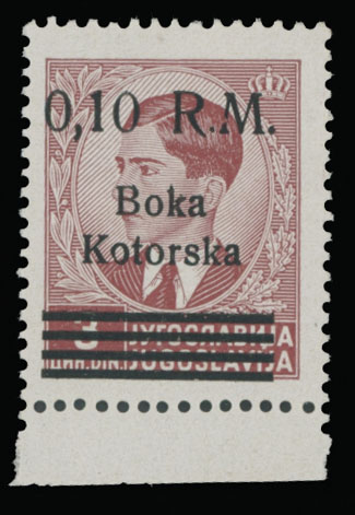 Lot 779 - Germany - Occupation of the World War II kotor -  Raritan Stamps Inc. Auction #96 Worldwide Air Post Stamps and Postal History, Philatelic Rarities of the World
