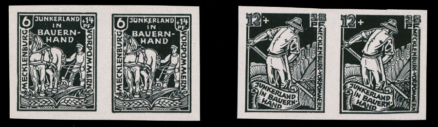 Lot 792 - Germany, Allied Occupation Mecklenburg-Vorpommern - Raritan Stamps Inc. Auction #96 Worldwide Air Post Stamps and Postal History, Philatelic Rarities of the World Lot 792 - Germany, Allied Occupation Mecklenburg-Vorpommern - Raritan Stamps Inc. Auction #96 Worldwide Air Post Stamps and Postal History, Philatelic Rarities of the World