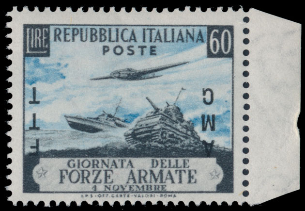 Lot 836 - Italy trieste (zone a) - Raritan Stamps Inc. Auction #96 Worldwide Air Post Stamps and Postal History, Philatelic Rarities of the World Lot 836 - Italy trieste (zone a) - Raritan Stamps Inc. Auction #96 Worldwide Air Post Stamps and Postal History, Philatelic Rarities of the World