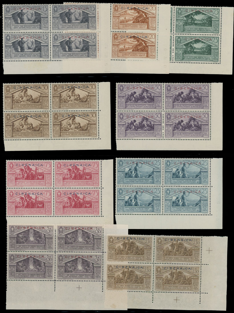 Lot 868 - Italy, Colonies common design types - Raritan Stamps Inc. Auction #96 Worldwide Air Post Stamps and Postal History, Philatelic Rarities of the World Lot 868 - Italy, Colonies common design types - Raritan Stamps Inc. Auction #96 Worldwide Air Post Stamps and Postal History, Philatelic Rarities of the World
