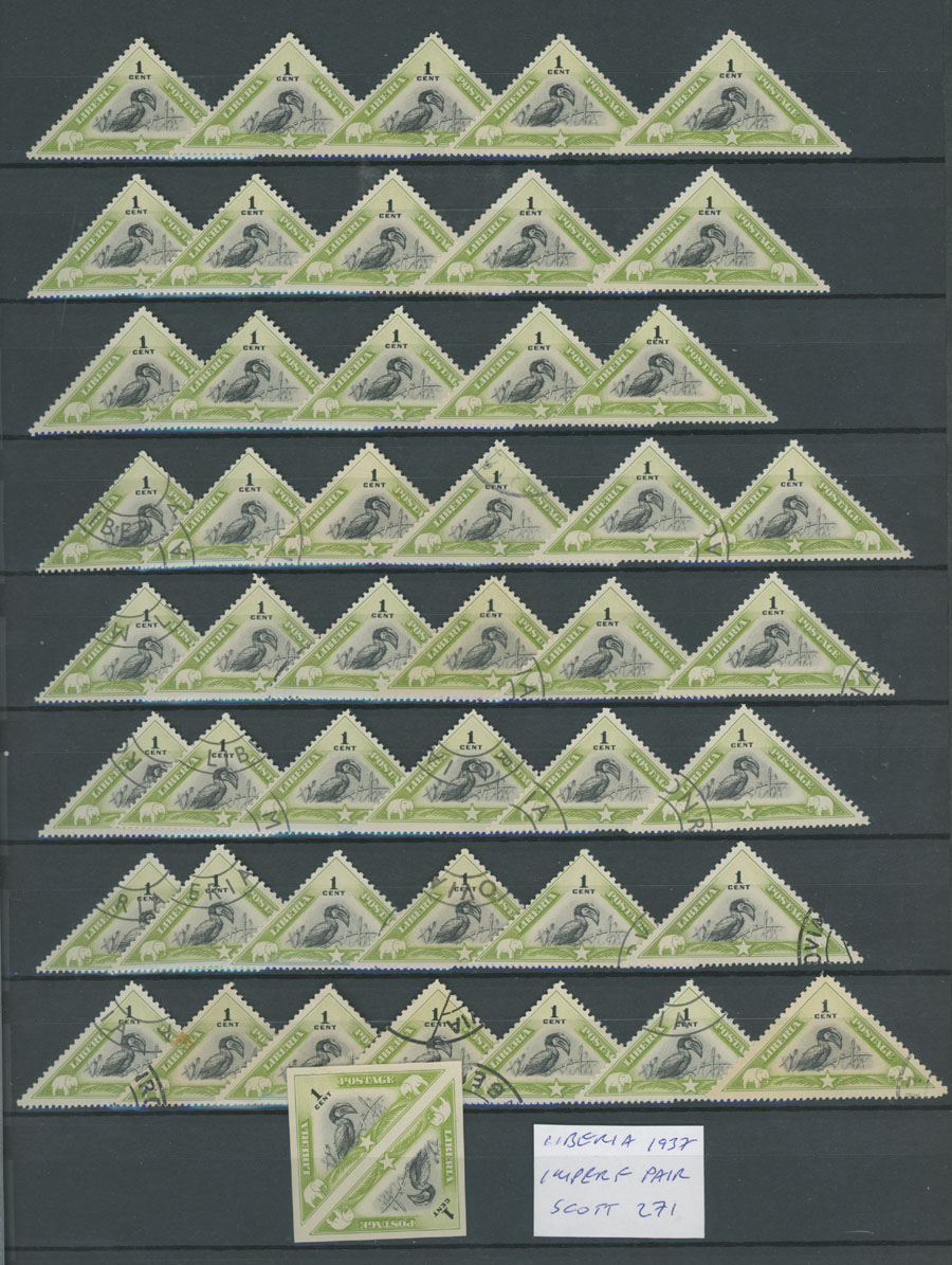 Lot 898 - Liberia  -  Raritan Stamps Inc. Auction #96 Worldwide Air Post Stamps and Postal History, Philatelic Rarities of the World