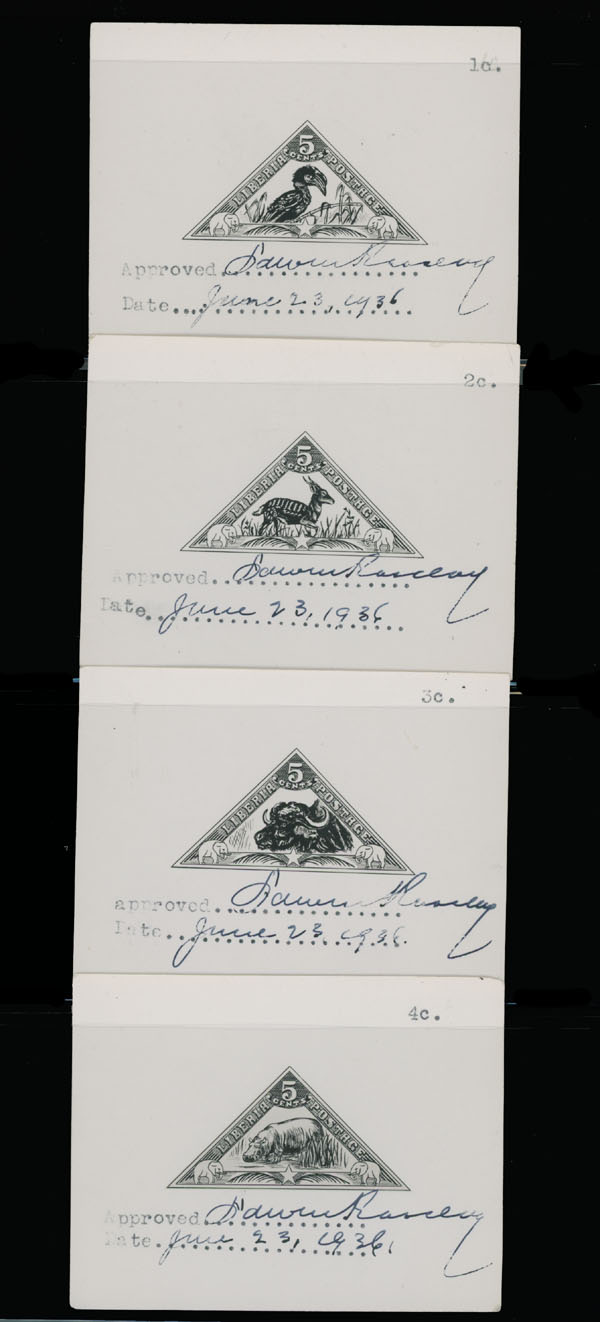 Lot 899 - Liberia  -  Raritan Stamps Inc. Auction #96 Worldwide Air Post Stamps and Postal History, Philatelic Rarities of the World