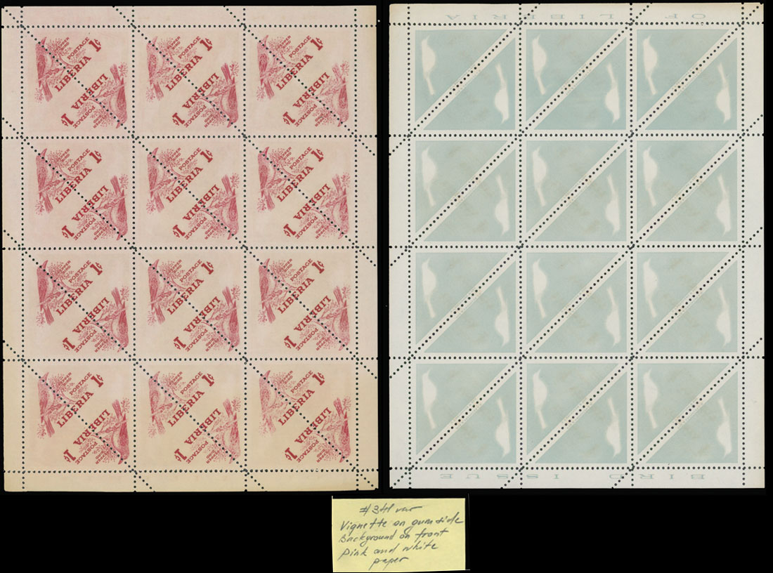 Lot 900 - Liberia  -  Raritan Stamps Inc. Auction #96 Worldwide Air Post Stamps and Postal History, Philatelic Rarities of the World