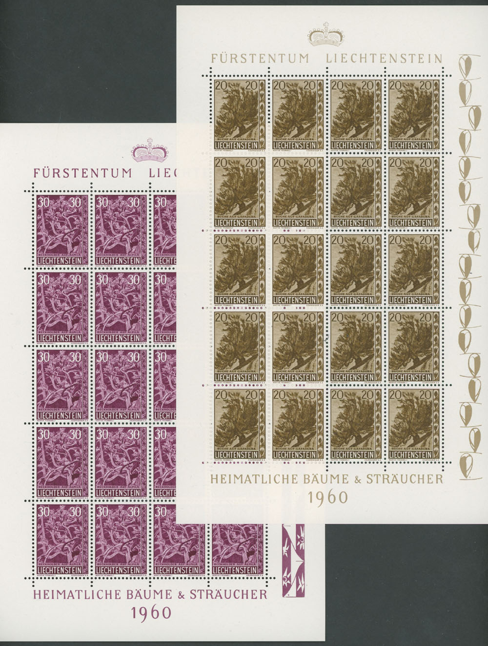Lot 915 - Liechtenstein  -  Raritan Stamps Inc. Auction #96 Worldwide Air Post Stamps and Postal History, Philatelic Rarities of the World