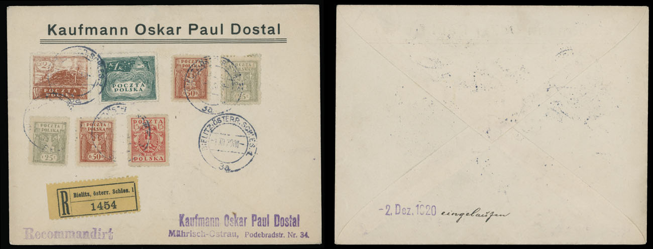 Lot 936 - Poland - Raritan Stamps Inc. Auction #96 Worldwide Air Post Stamps and Postal History, Philatelic Rarities of the World Lot 936 - Poland - Raritan Stamps Inc. Auction #96 Worldwide Air Post Stamps and Postal History, Philatelic Rarities of the World