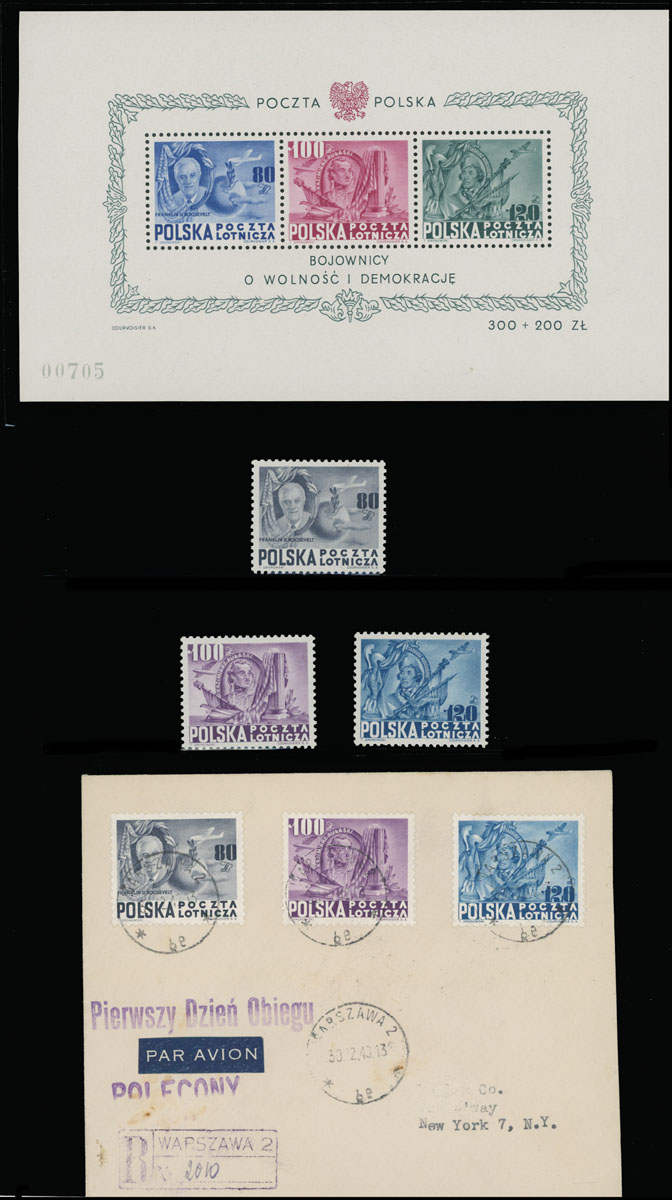 Lot 937 - Poland air post stamps - Raritan Stamps Inc. Auction #96 Worldwide Air Post Stamps and Postal History, Philatelic Rarities of the World Lot 937 - Poland air post stamps - Raritan Stamps Inc. Auction #96 Worldwide Air Post Stamps and Postal History, Philatelic Rarities of the World