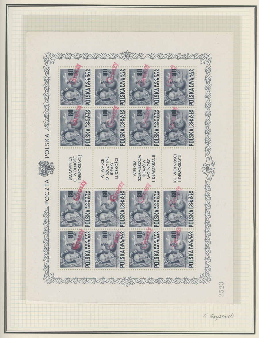 Lot 940 - Poland air post stamps - Raritan Stamps Inc. Auction #96 Worldwide Air Post Stamps and Postal History, Philatelic Rarities of the World Lot 940 - Poland air post stamps - Raritan Stamps Inc. Auction #96 Worldwide Air Post Stamps and Postal History, Philatelic Rarities of the World
