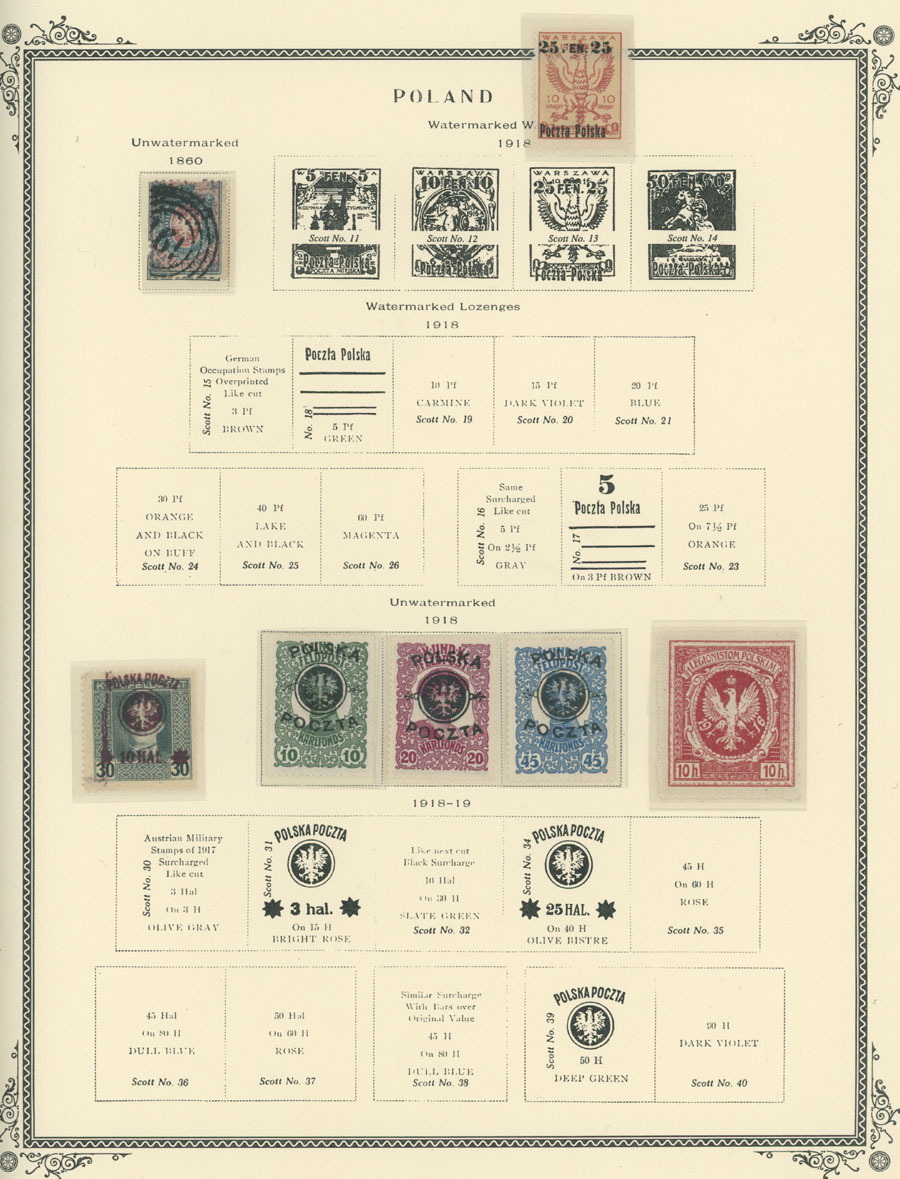 Lot 942 - Poland collections - Raritan Stamps Inc. Auction #96 Worldwide Air Post Stamps and Postal History, Philatelic Rarities of the World Lot 942 - Poland collections - Raritan Stamps Inc. Auction #96 Worldwide Air Post Stamps and Postal History, Philatelic Rarities of the World
