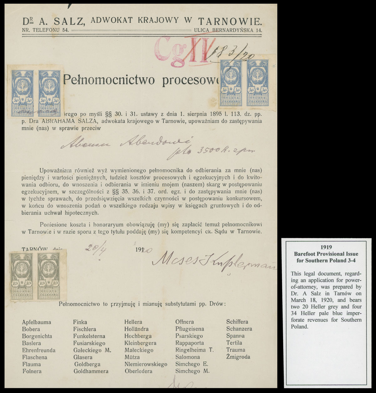 Lot 944 - Poland revenue stamps - Raritan Stamps Inc. Auction #96 Worldwide Air Post Stamps and Postal History, Philatelic Rarities of the World Lot 944 - Poland revenue stamps - Raritan Stamps Inc. Auction #96 Worldwide Air Post Stamps and Postal History, Philatelic Rarities of the World