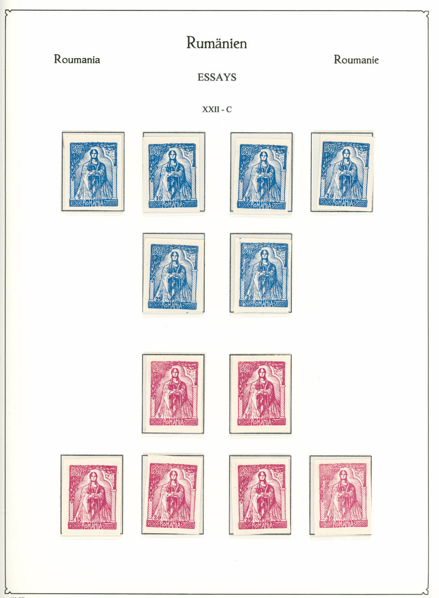 Lot 948 - Romania  -  Raritan Stamps Inc. Auction #96 Worldwide Air Post Stamps and Postal History, Philatelic Rarities of the World