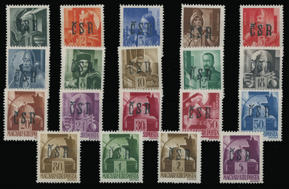 Lot 33 - 4. Mukačevo Postage stamps  -  Raritan Stamps Inc. The Jiří Majer Collection of Carpatho - Ukraine 1944-1945, Live Bidding Auction #98