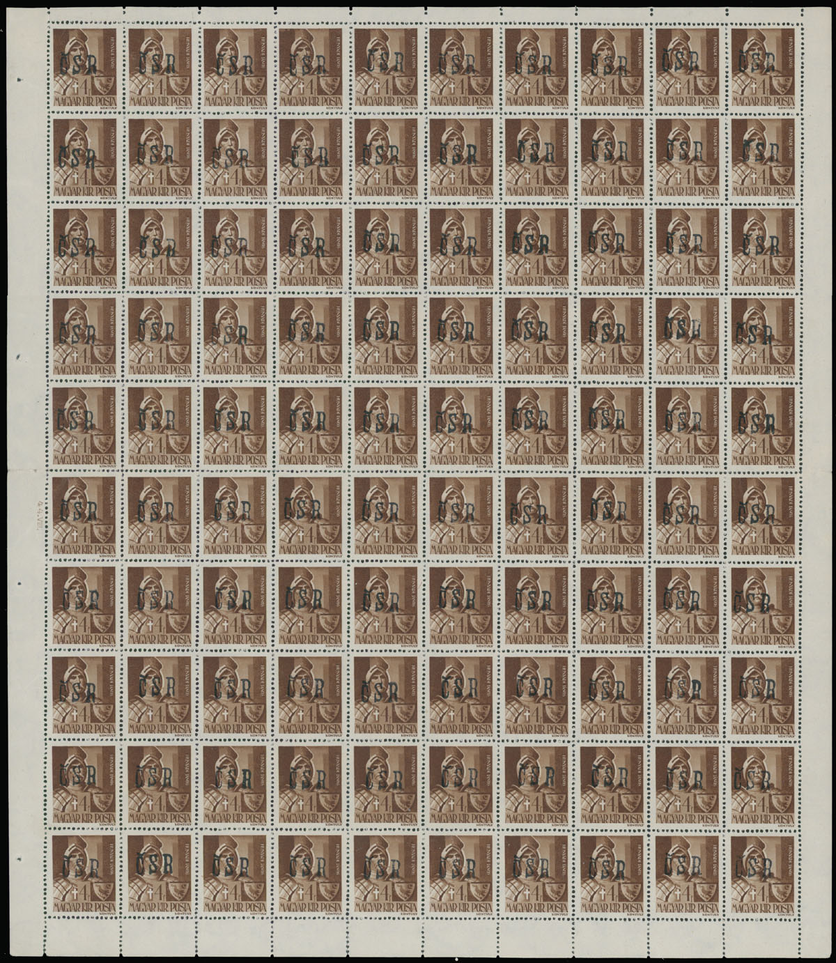 Lot 34 - 4. Mukačevo Postage stamps  -  Raritan Stamps Inc. The Jiří Majer Collection of Carpatho - Ukraine 1944-1945, Live Bidding Auction #98
