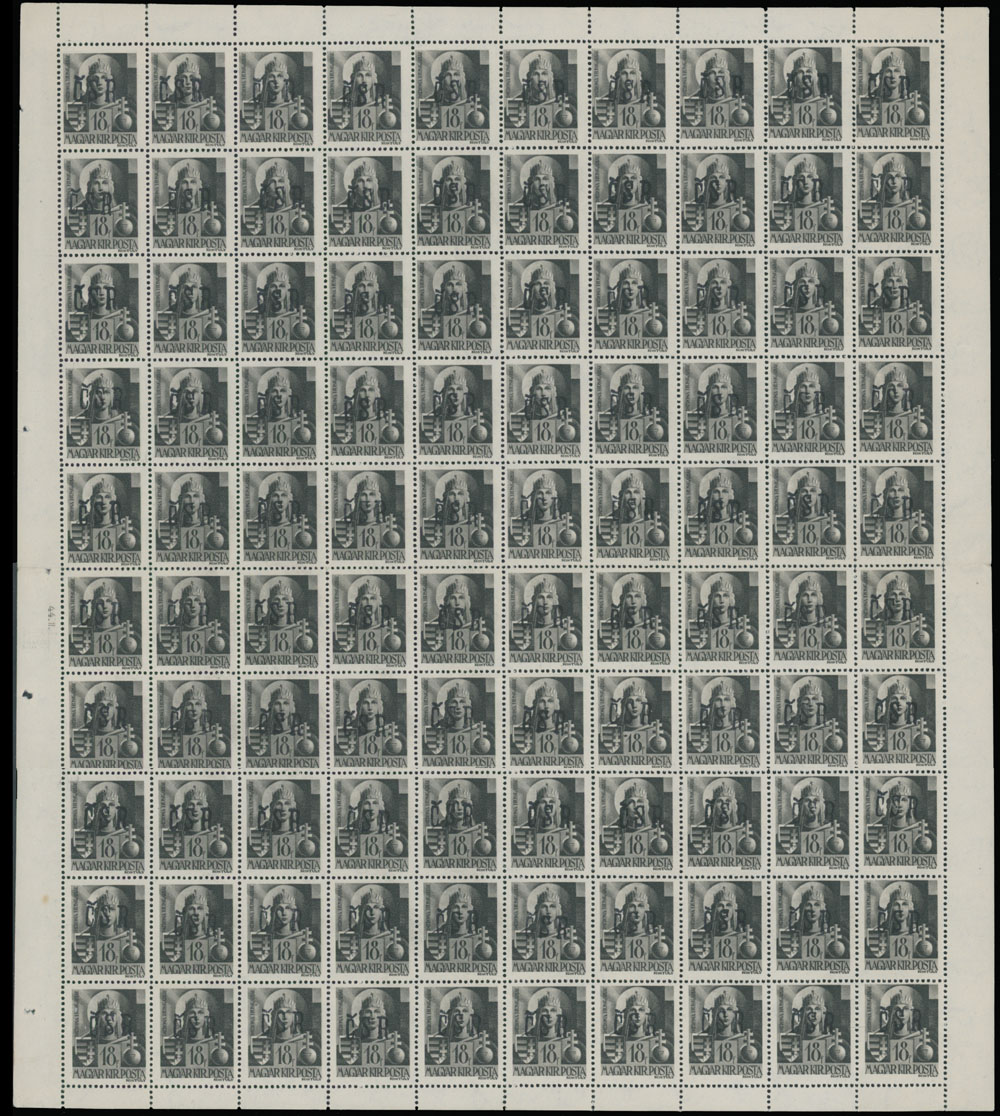 Lot 37 - 4. Mukačevo Postage stamps  -  Raritan Stamps Inc. The Jiří Majer Collection of Carpatho - Ukraine 1944-1945, Live Bidding Auction #98