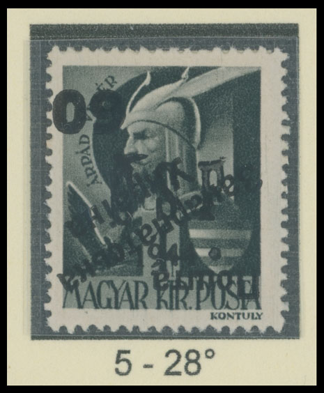 Lot 426 - 9. Uzhgorod Second issue Postage stamps Surcharges over Chust overprint - Raritan Stamps Inc. The Jiří Majer Collection of Carpatho - Ukraine 1944-1945, Live Bidding Auction #98 Lot 426 - 9. Uzhgorod Second issue Postage stamps Surcharges over Chust overprint - Raritan Stamps Inc. The Jiří Majer Collection of Carpatho - Ukraine 1944-1945, Live Bidding Auction #98