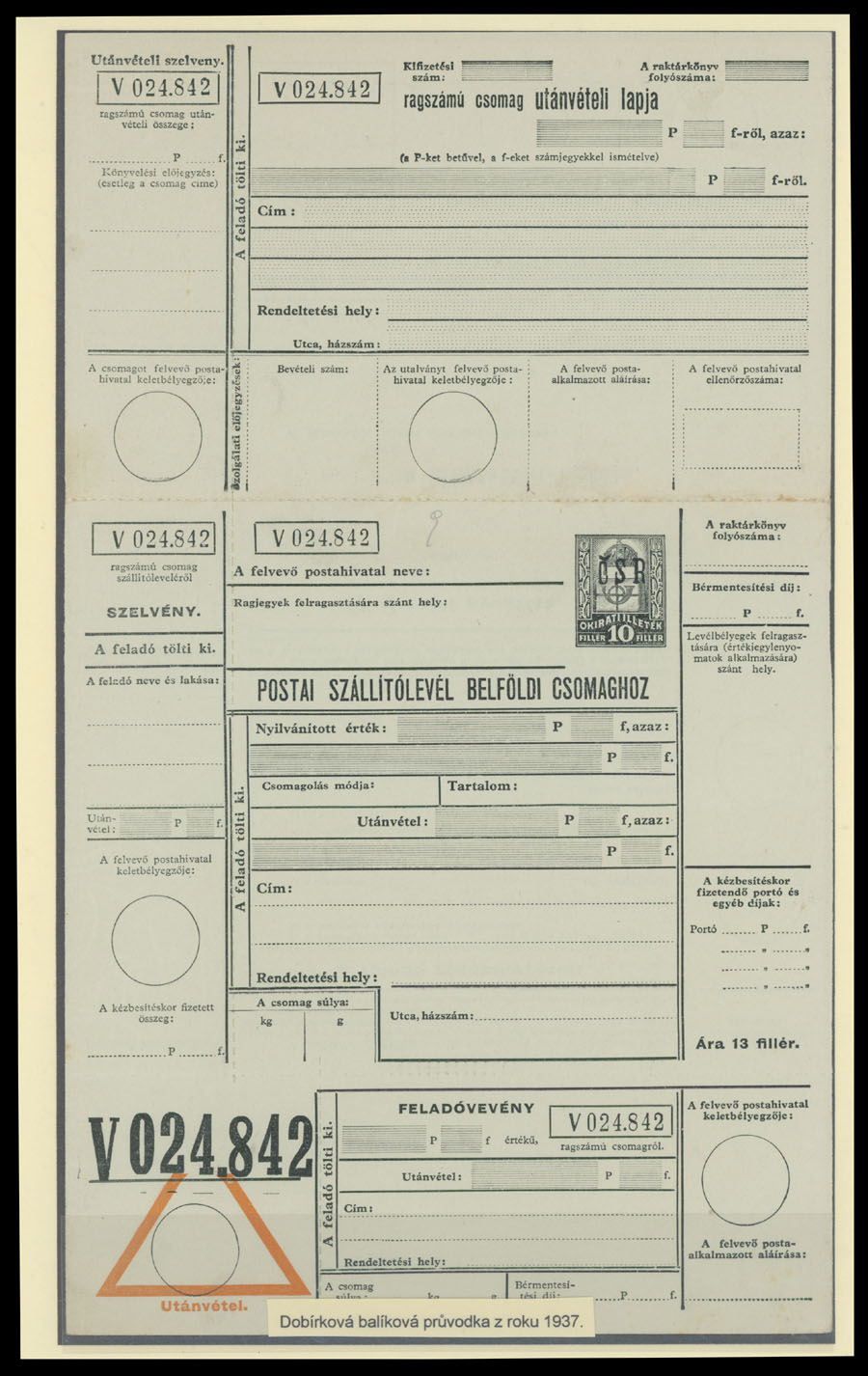 Lot 580 - 13. Postal Stationery Items Mukacevo Postal stationery items - Raritan Stamps Inc. The Jiří Majer Collection of Carpatho - Ukraine 1944-1945, Live Bidding Auction #98 Lot 580 - 13. Postal Stationery Items Mukacevo Postal stationery items - Raritan Stamps Inc. The Jiří Majer Collection of Carpatho - Ukraine 1944-1945, Live Bidding Auction #98