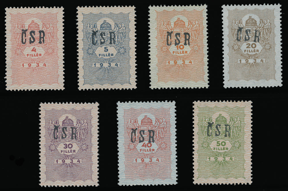 Lot 61 - 4. Mukačevo Postage stamps Overprints on Fiscal stamps -  Raritan Stamps Inc. The Jiří Majer Collection of Carpatho - Ukraine 1944-1945, Live Bidding Auction #98