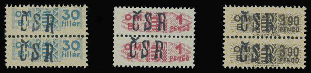 Lot 65 - 4. Mukačevo Postage stamps Overprints on Fiscal stamps -  Raritan Stamps Inc. The Jiří Majer Collection of Carpatho - Ukraine 1944-1945, Live Bidding Auction #98