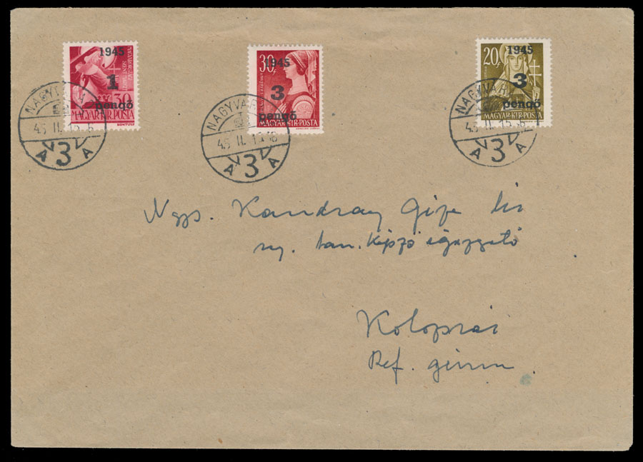 Stamp Auction - Romania - Northern Transylvania Local Issues - The Jay ...