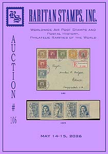 Catalogue of stamp auction #106
