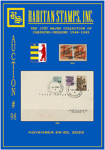 Catalogue of stamp auction